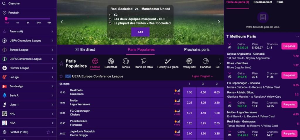 paris sportifs roby casino